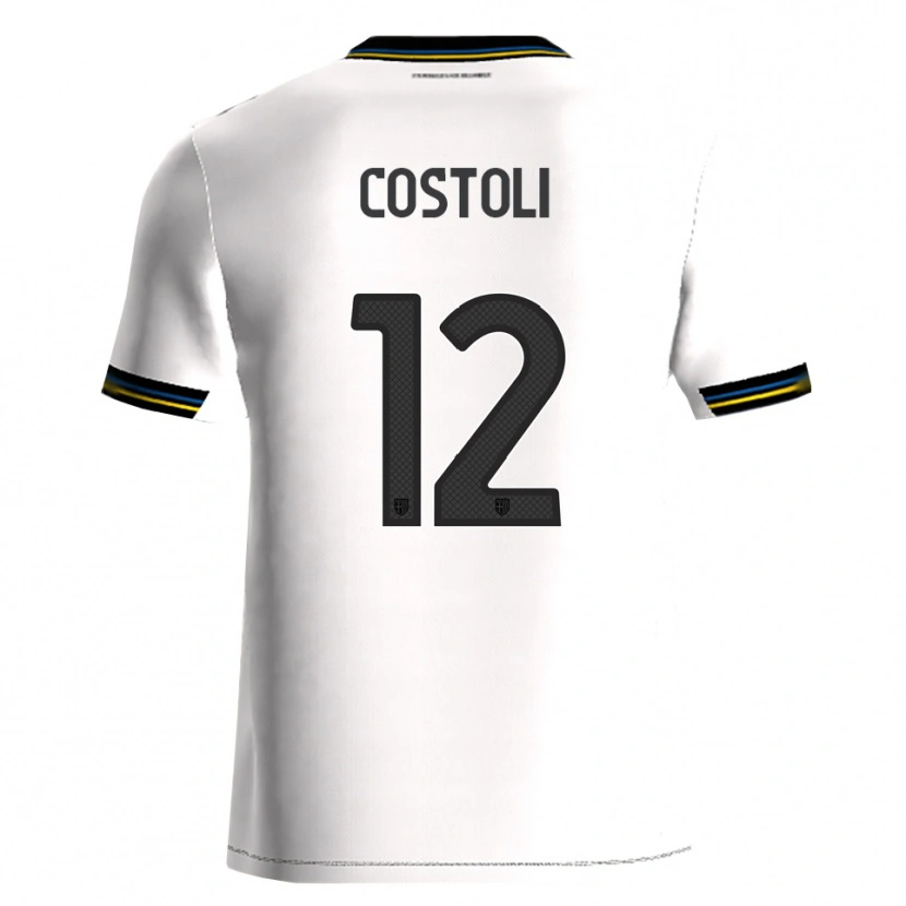 Danxen Herren Luca Costoli #12 Weiß Schwarz Heimtrikot Trikot 2025/26 T-Shirt Österreich