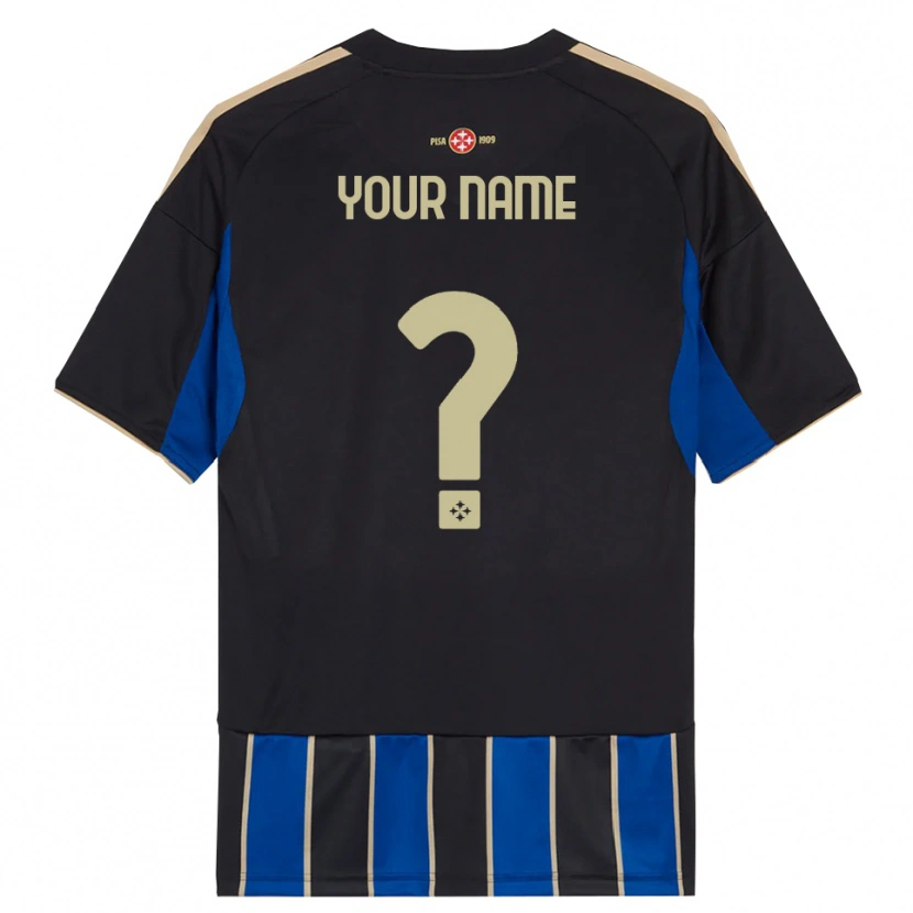 Danxen Herren Ihren Namen #0 Schwarz Blau Heimtrikot Trikot 2025/26 T-Shirt Österreich
