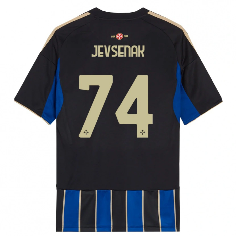 Danxen Herren Žan Jevšenak #74 Schwarz Blau Heimtrikot Trikot 2025/26 T-Shirt Österreich