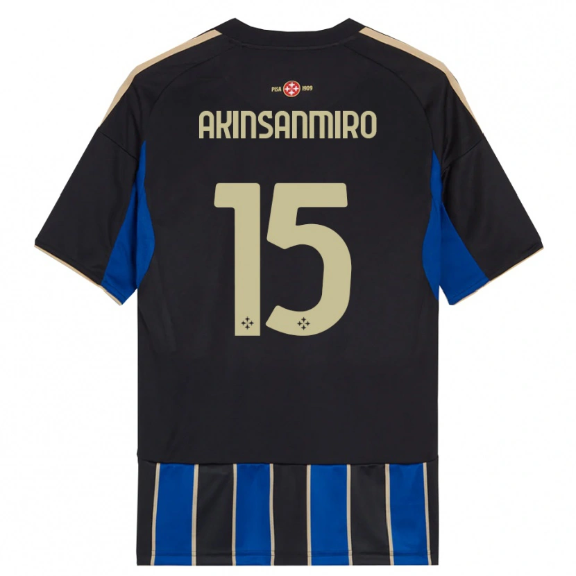 Danxen Herren Ebenezer Akinsanmiro #15 Schwarz Blau Heimtrikot Trikot 2025/26 T-Shirt Österreich