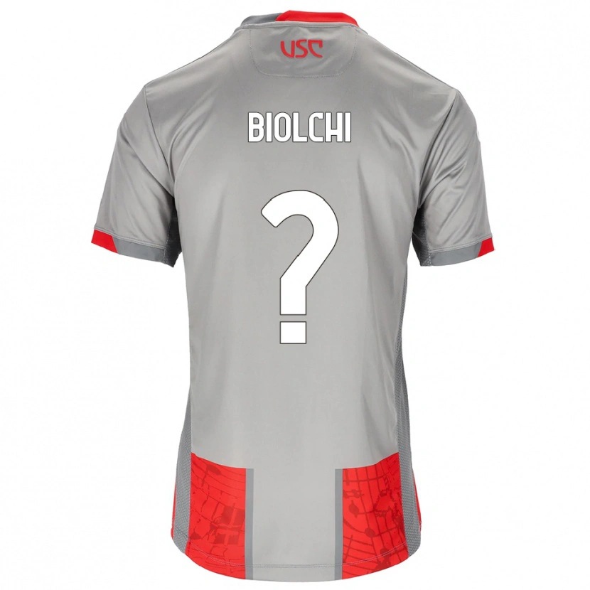 Danxen Herren Pietro Biolchi #0 Rot Grau Heimtrikot Trikot 2025/26 T-Shirt Österreich