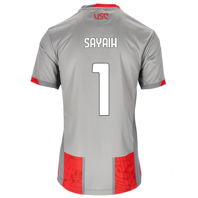 Danxen Herren Ilyas Sayaih #1 Rot Grau Heimtrikot Trikot 2025/26 T-Shirt Österreich