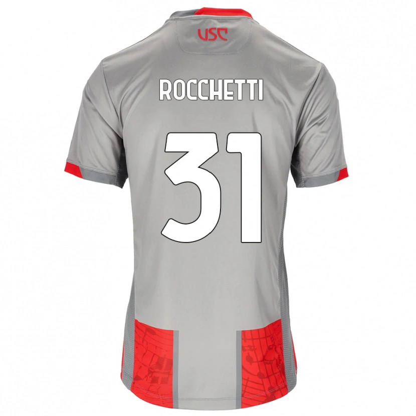 Danxen Herren Yuri Rocchetti #31 Rot Grau Heimtrikot Trikot 2025/26 T-Shirt Österreich