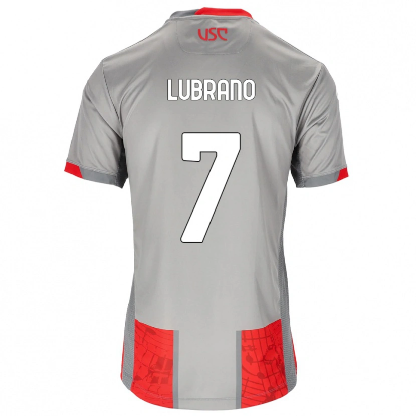 Danxen Herren Antonio Lubrano #7 Rot Grau Heimtrikot Trikot 2025/26 T-Shirt Österreich