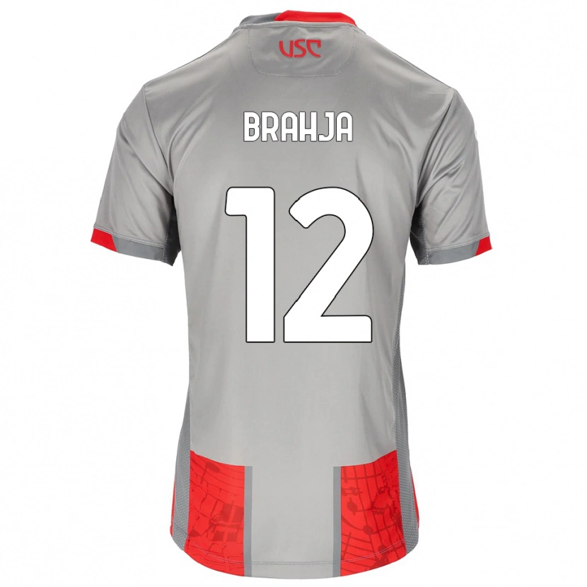 Danxen Herren Thomas Brahja #12 Rot Grau Heimtrikot Trikot 2025/26 T-Shirt Österreich