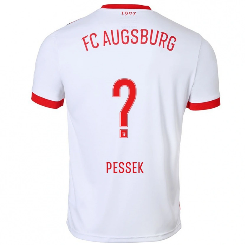 Danxen Herren Luca Pessek #0 Weiß Rot Heimtrikot Trikot 2025/26 T-Shirt Österreich