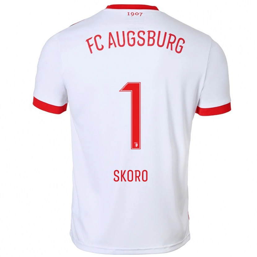 Danxen Herren Luka Skoro #1 Weiß Rot Heimtrikot Trikot 2025/26 T-Shirt Österreich