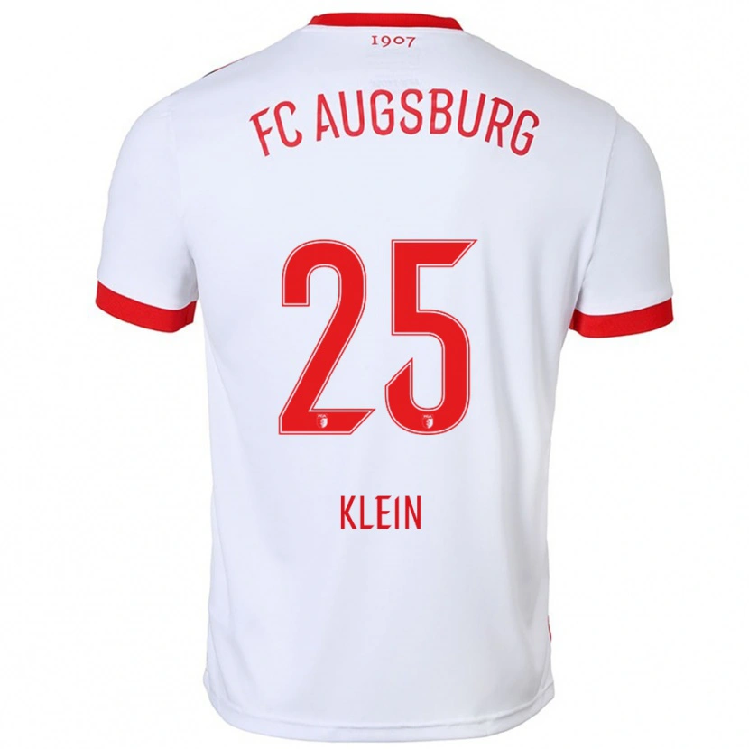 Danxen Herren Daniel Klein #25 Weiß Rot Heimtrikot Trikot 2025/26 T-Shirt Österreich