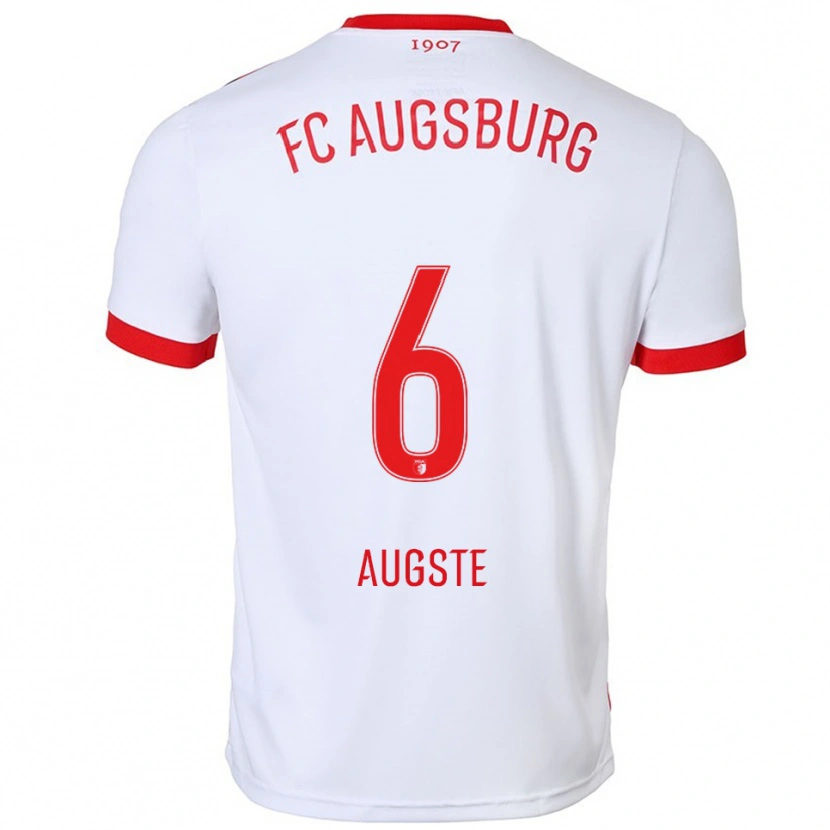 Danxen Herren Julian Augste #6 Weiß Rot Heimtrikot Trikot 2025/26 T-Shirt Österreich