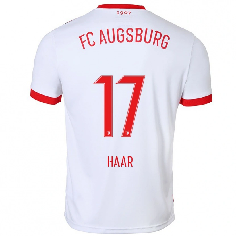 Danxen Herren David Haar #17 Weiß Rot Heimtrikot Trikot 2025/26 T-Shirt Österreich