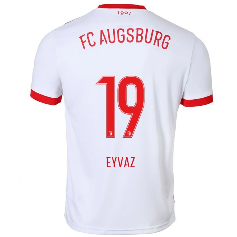 Danxen Herren Defne Eyvaz #19 Weiß Rot Heimtrikot Trikot 2025/26 T-Shirt Österreich