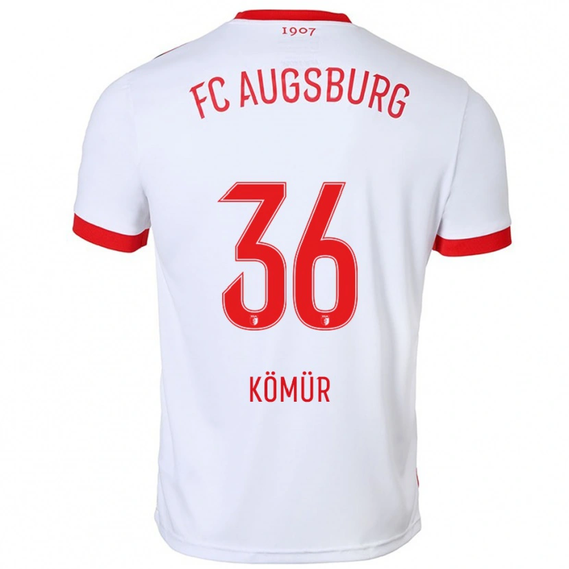 Danxen Herren Mert Kömür #36 Weiß Rot Heimtrikot Trikot 2025/26 T-Shirt Österreich