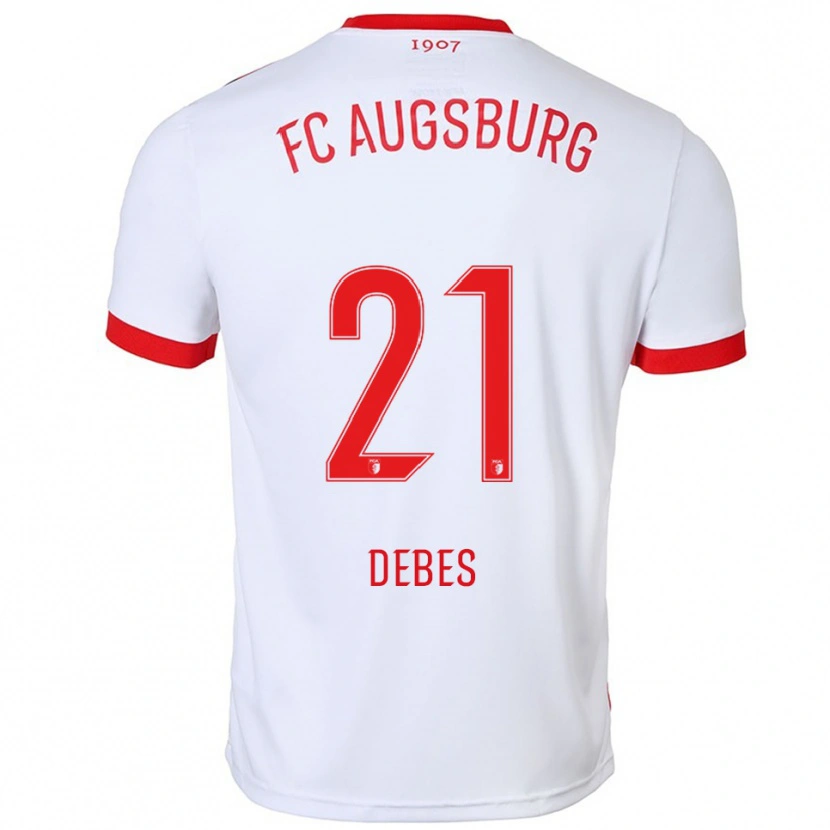 Danxen Herren Magdalena Debes #21 Weiß Rot Heimtrikot Trikot 2025/26 T-Shirt Österreich