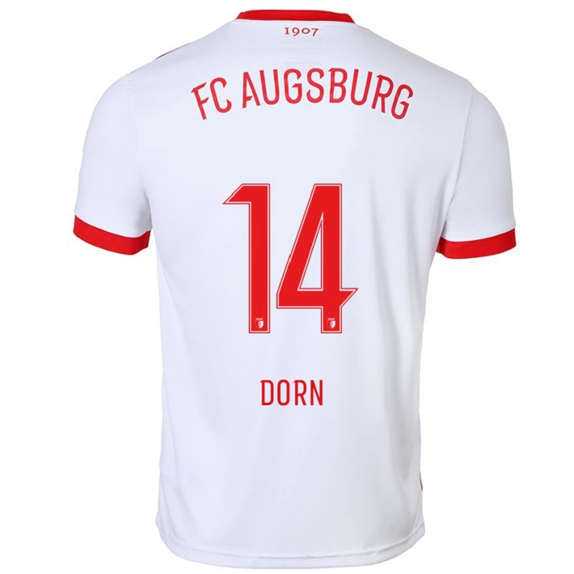 Danxen Herren Emily Dorn #14 Weiß Rot Heimtrikot Trikot 2025/26 T-Shirt Österreich