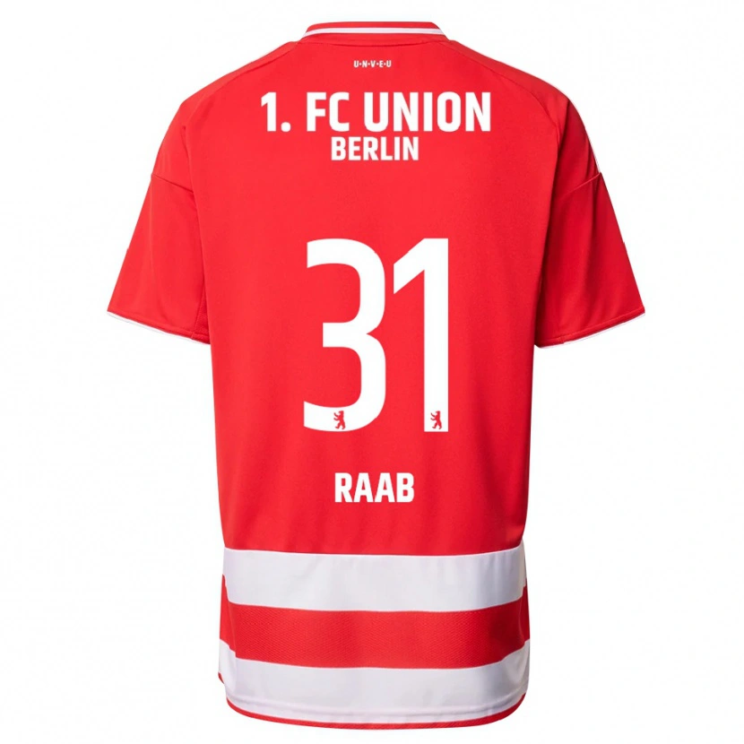 Danxen Herren Matheo Raab #31 Rot Weiß Heimtrikot Trikot 2025/26 T-Shirt Österreich