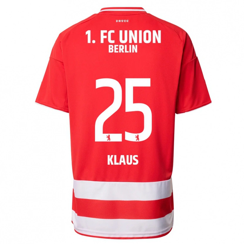 Danxen Herren Carl Klaus #25 Rot Weiß Heimtrikot Trikot 2025/26 T-Shirt Österreich