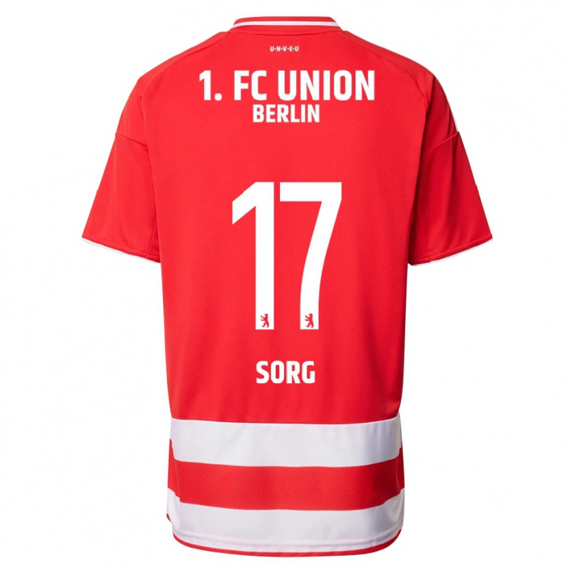 Danxen Herren Leonard Sorg #17 Rot Weiß Heimtrikot Trikot 2025/26 T-Shirt Österreich