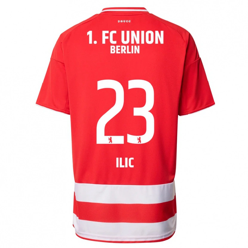 Danxen Herren Andrej Ilic #23 Rot Weiß Heimtrikot Trikot 2025/26 T-Shirt Österreich