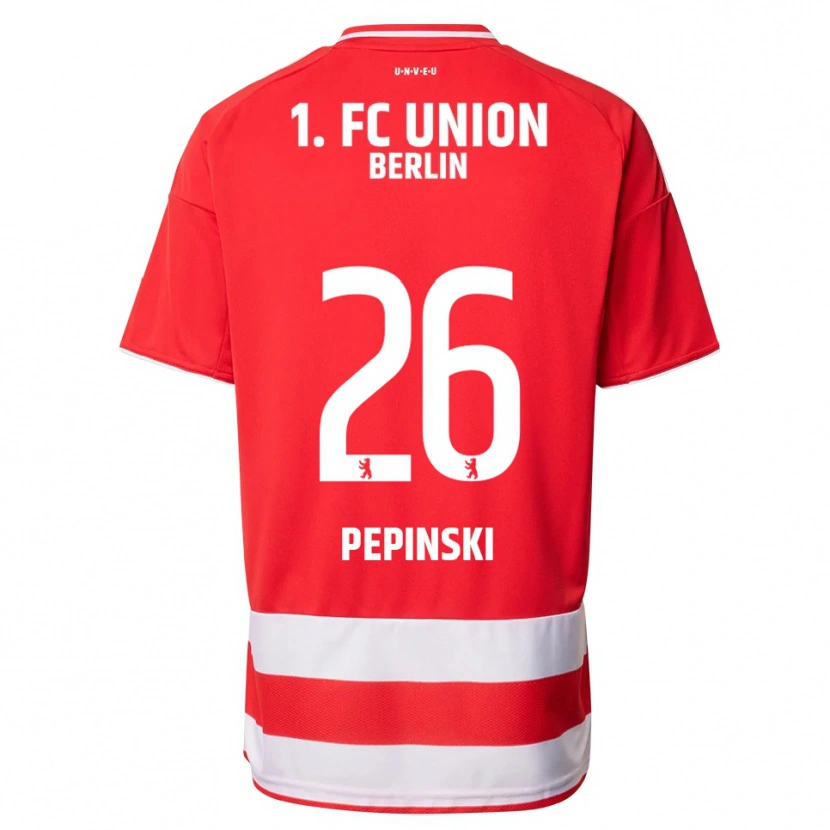 Danxen Herren Louis Pepinski #26 Rot Weiß Heimtrikot Trikot 2025/26 T-Shirt Österreich