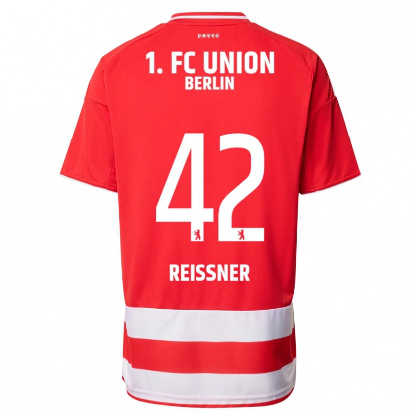 Danxen Herren Naika Reissner #42 Rot Weiß Heimtrikot Trikot 2025/26 T-Shirt Österreich