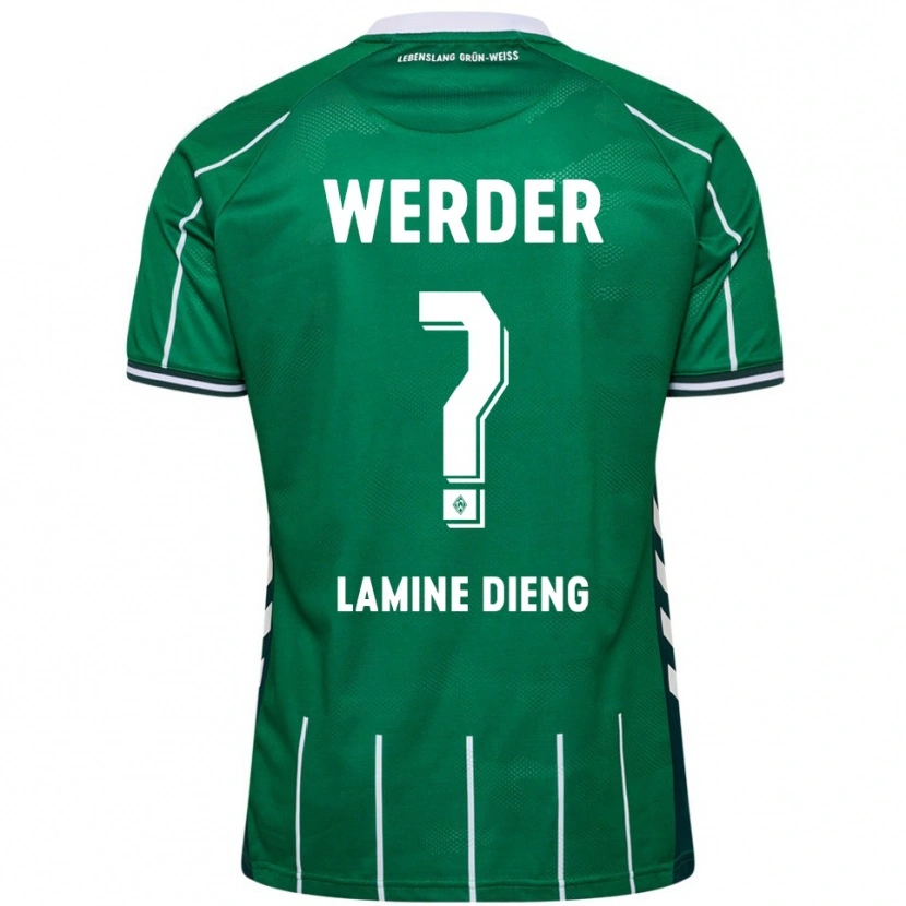 Danxen Herren Mamadou Lamine Dieng #0 Grün Weiß Heimtrikot Trikot 2025/26 T-Shirt Österreich