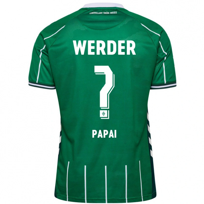 Danxen Herren Emőke Pápai #0 Grün Weiß Heimtrikot Trikot 2025/26 T-Shirt Österreich