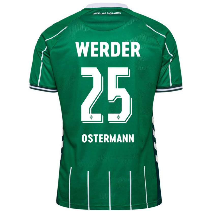 Danxen Herren Ben Ostermann #25 Grün Weiß Heimtrikot Trikot 2025/26 T-Shirt Österreich