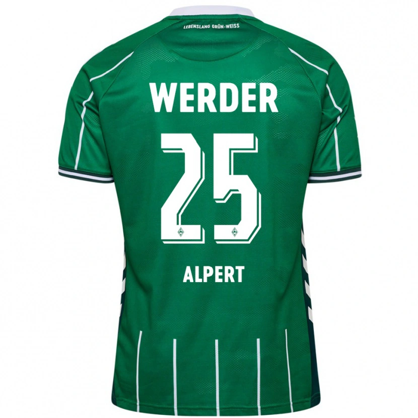 Danxen Herren Marvin Alpert #25 Grün Weiß Heimtrikot Trikot 2025/26 T-Shirt Österreich