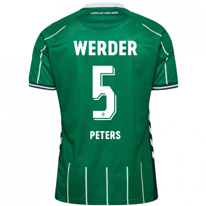 Danxen Herren Joshua Peters #5 Grün Weiß Heimtrikot Trikot 2025/26 T-Shirt Österreich