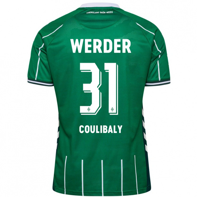Danxen Herren Karim Coulibaly #31 Grün Weiß Heimtrikot Trikot 2025/26 T-Shirt Österreich