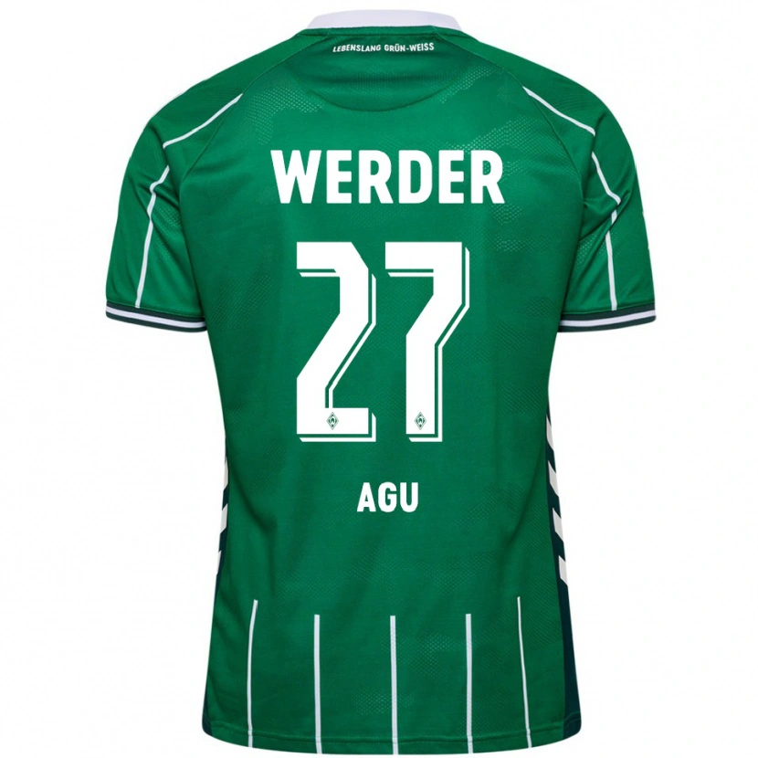 Danxen Herren Felix Agu #27 Grün Weiß Heimtrikot Trikot 2025/26 T-Shirt Österreich