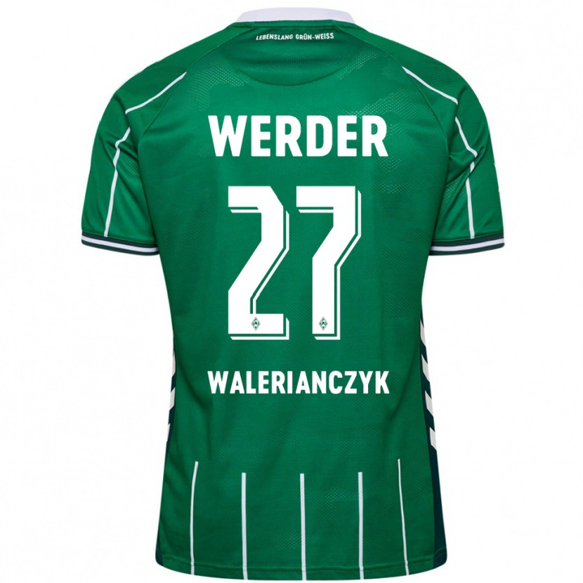 Danxen Herren Dennis Walerianczyk #27 Grün Weiß Heimtrikot Trikot 2025/26 T-Shirt Österreich