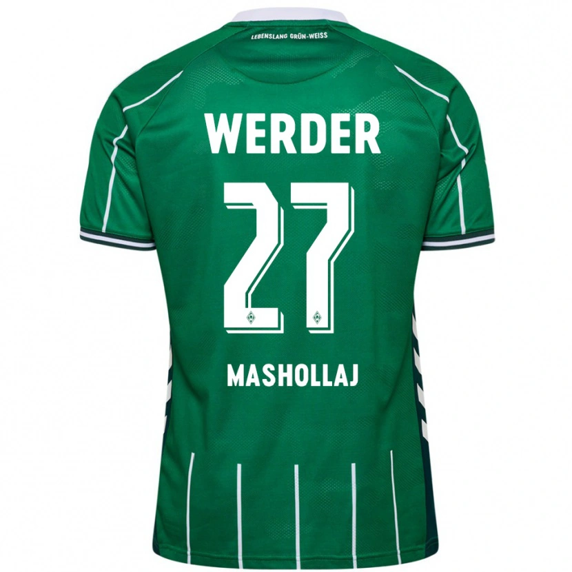 Danxen Herren Benjamin Mashollaj #27 Grün Weiß Heimtrikot Trikot 2025/26 T-Shirt Österreich