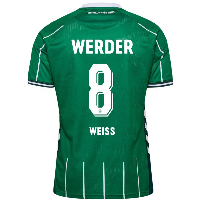 Danxen Herren Michelle Weiss #8 Grün Weiß Heimtrikot Trikot 2025/26 T-Shirt Österreich