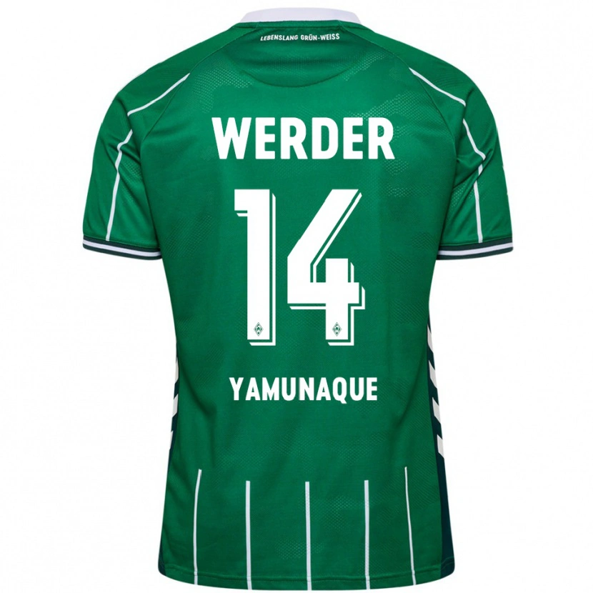 Danxen Herren Rafael Pascual Ramirez Yamunaque #14 Grün Weiß Heimtrikot Trikot 2025/26 T-Shirt Österreich