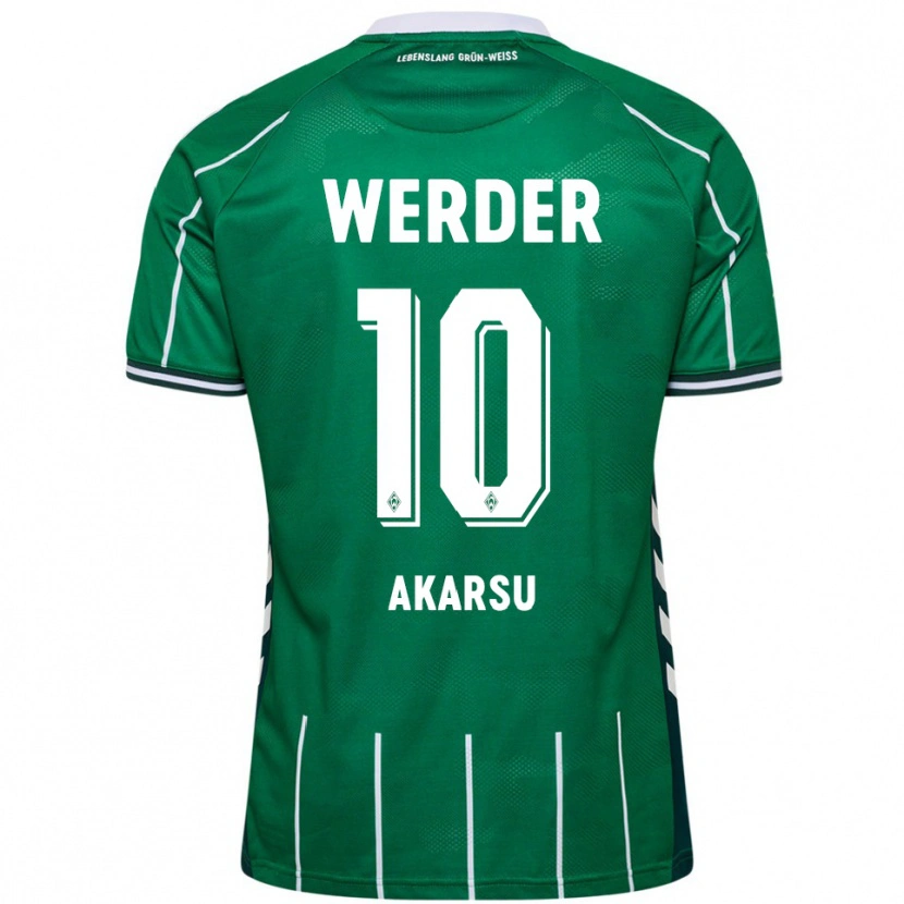 Danxen Herren Mikail Bura Akarsu #10 Grün Weiß Heimtrikot Trikot 2025/26 T-Shirt Österreich