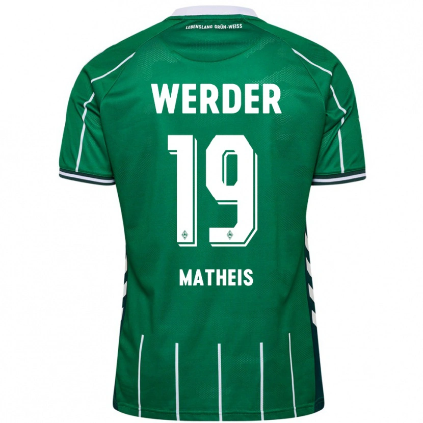 Danxen Herren Saskia Matheis #19 Grün Weiß Heimtrikot Trikot 2025/26 T-Shirt Österreich