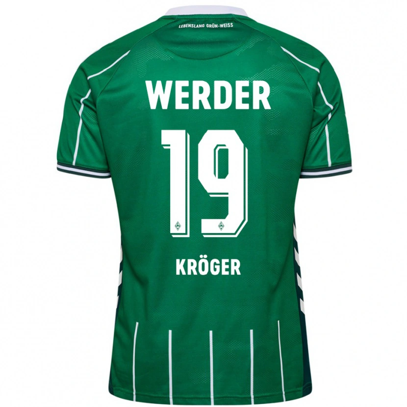 Danxen Herren Moritz Kröger #19 Grün Weiß Heimtrikot Trikot 2025/26 T-Shirt Österreich