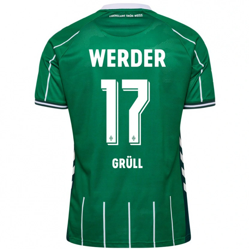 Danxen Herren Marco Grüll #17 Grün Weiß Heimtrikot Trikot 2025/26 T-Shirt Österreich