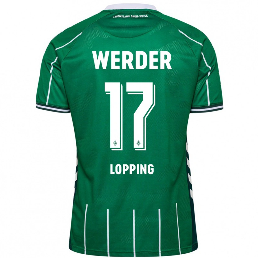 Danxen Herren Jakob Löpping #17 Grün Weiß Heimtrikot Trikot 2025/26 T-Shirt Österreich