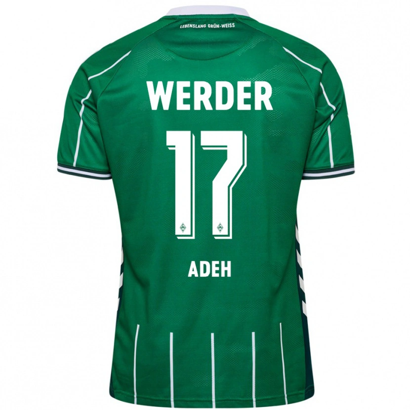 Danxen Herren Bob-Ignatius Adeh #17 Grün Weiß Heimtrikot Trikot 2025/26 T-Shirt Österreich
