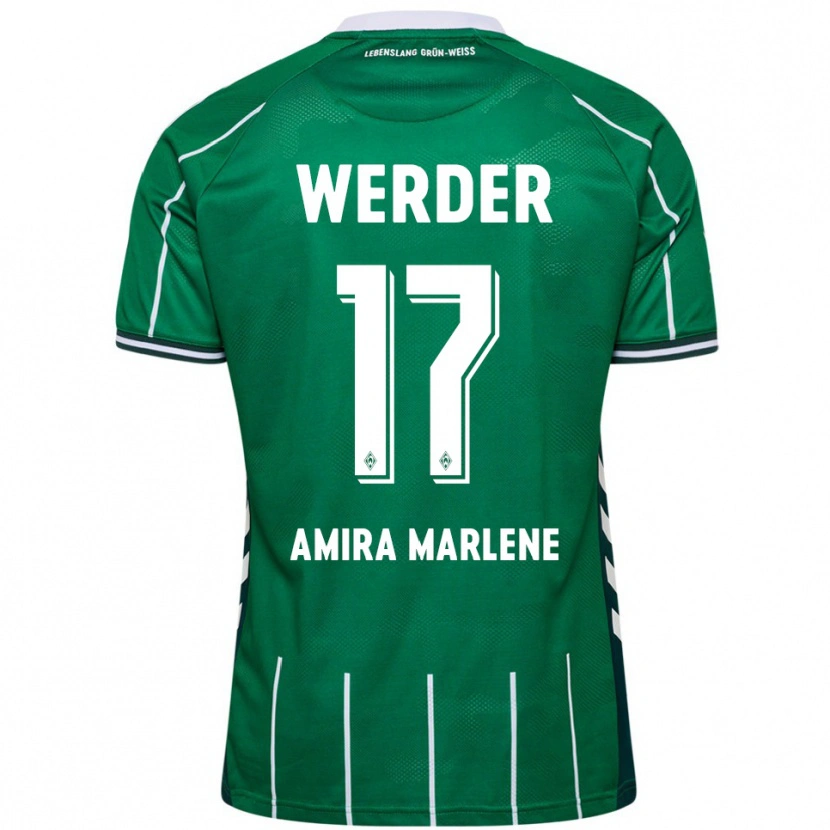 Danxen Herren Amira Marlene Dahl #17 Grün Weiß Heimtrikot Trikot 2025/26 T-Shirt Österreich
