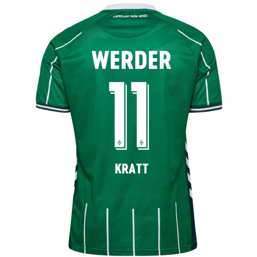 Danxen Herren Ronan Kratt #11 Grün Weiß Heimtrikot Trikot 2025/26 T-Shirt Österreich
