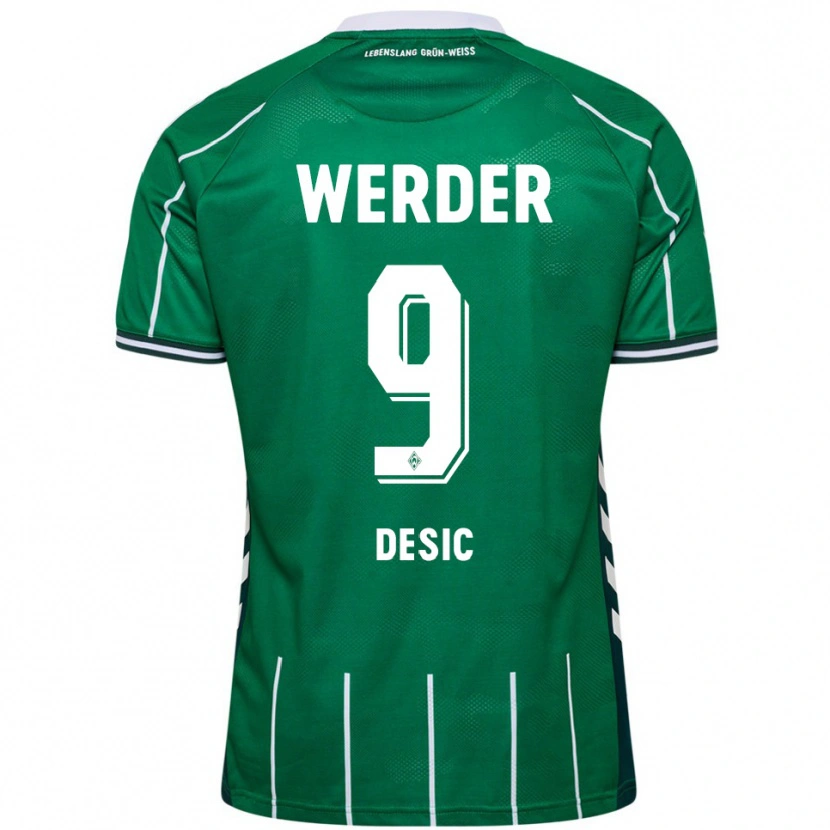 Danxen Herren Medina Desic #9 Grün Weiß Heimtrikot Trikot 2025/26 T-Shirt Österreich