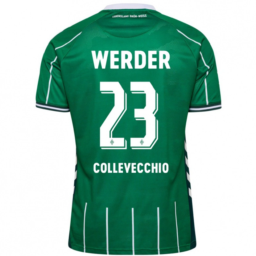 Danxen Herren Tomás Collevecchio #23 Grün Weiß Heimtrikot Trikot 2025/26 T-Shirt Österreich