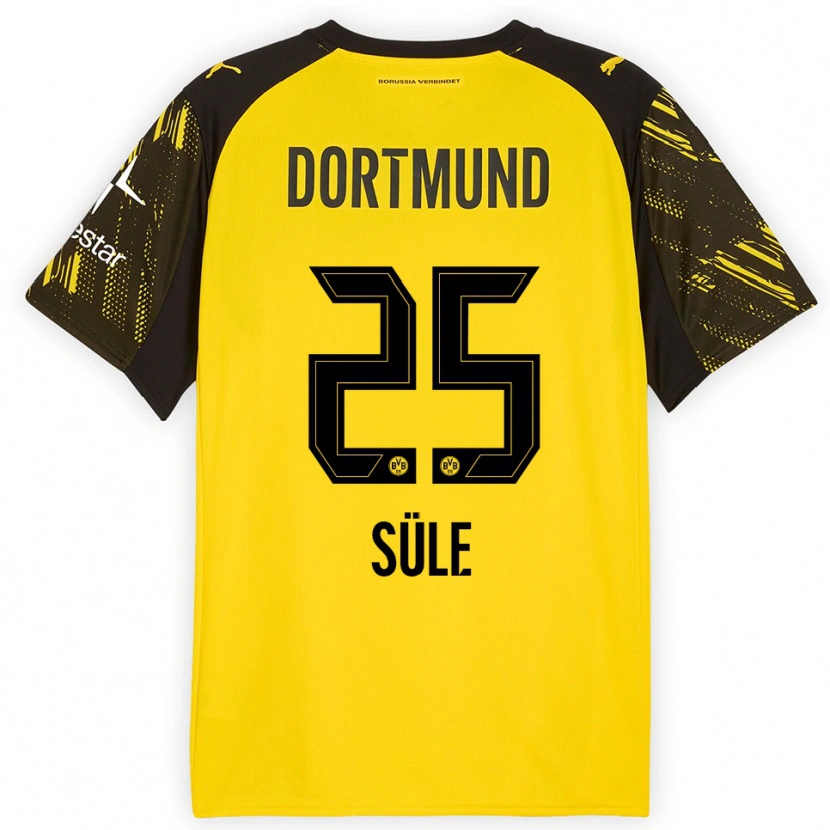 Danxen Herren Niklas Süle #25 Gelb Schwarz Heimtrikot Trikot 2025/26 T-Shirt Österreich