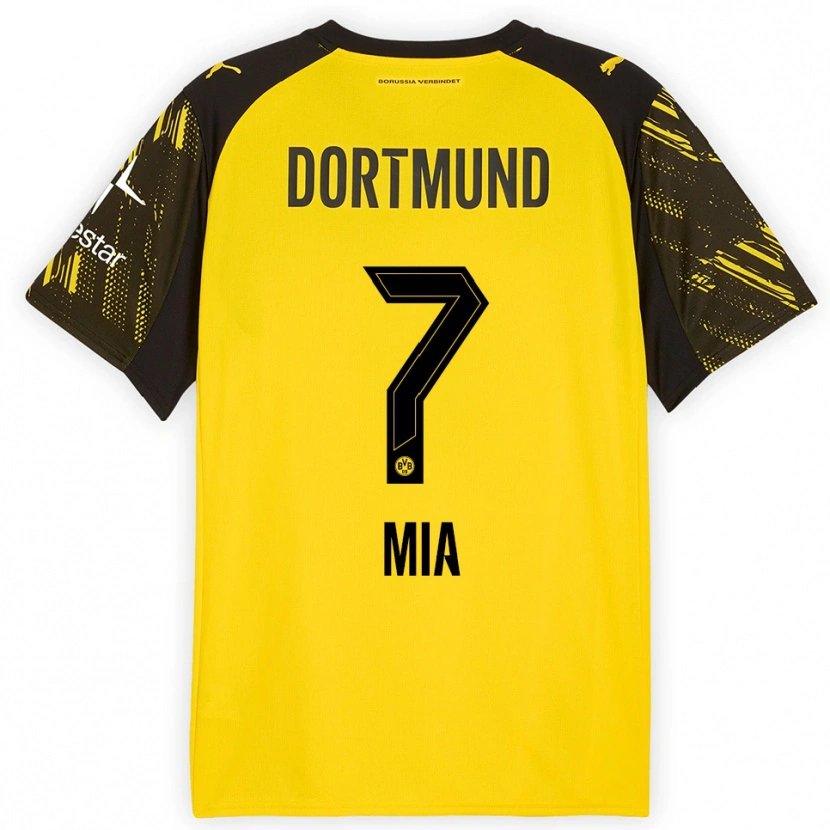 Danxen Herren Zschocke Mia #7 Gelb Schwarz Heimtrikot Trikot 2025/26 T-Shirt Österreich