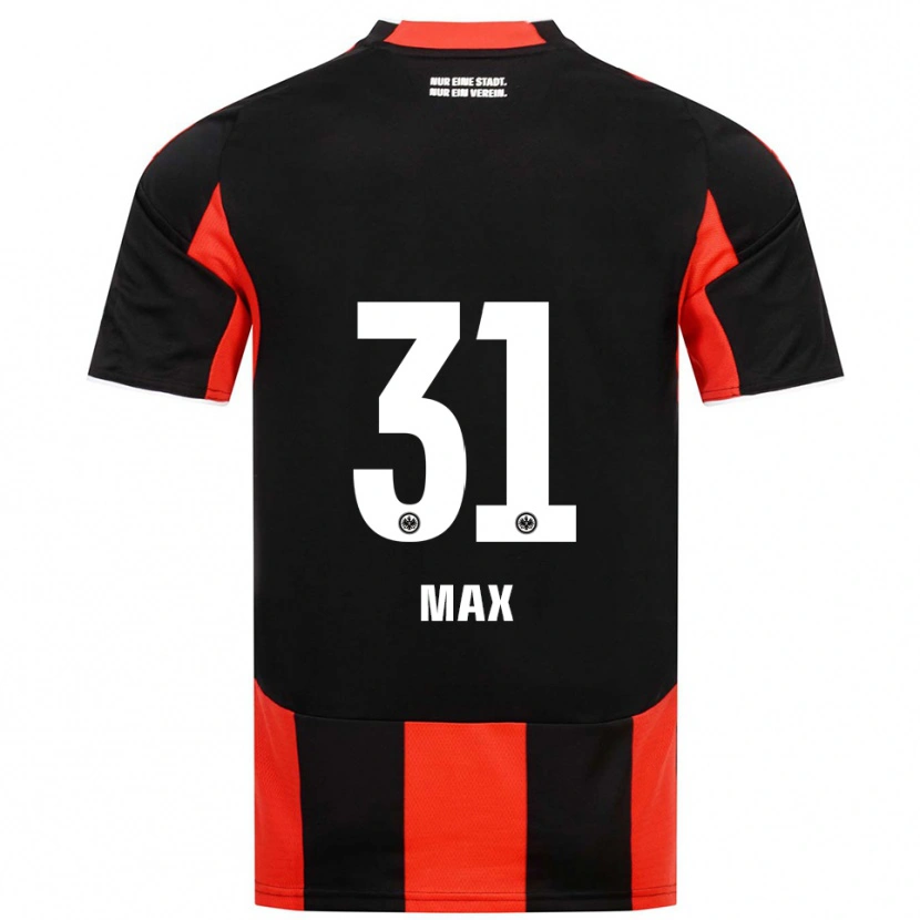 Danxen Herren Philipp Max #31 Schwarz Rot Heimtrikot Trikot 2025/26 T-Shirt Österreich