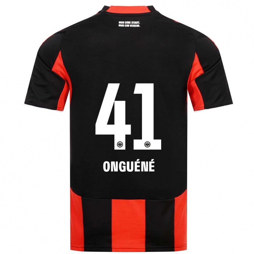 Danxen Herren Jérôme Onguéné #41 Schwarz Rot Heimtrikot Trikot 2025/26 T-Shirt Österreich