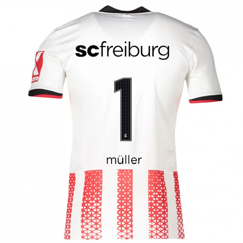 Danxen Herren Philipp Müller #1 Weiß Rot Heimtrikot Trikot 2025/26 T-Shirt Österreich